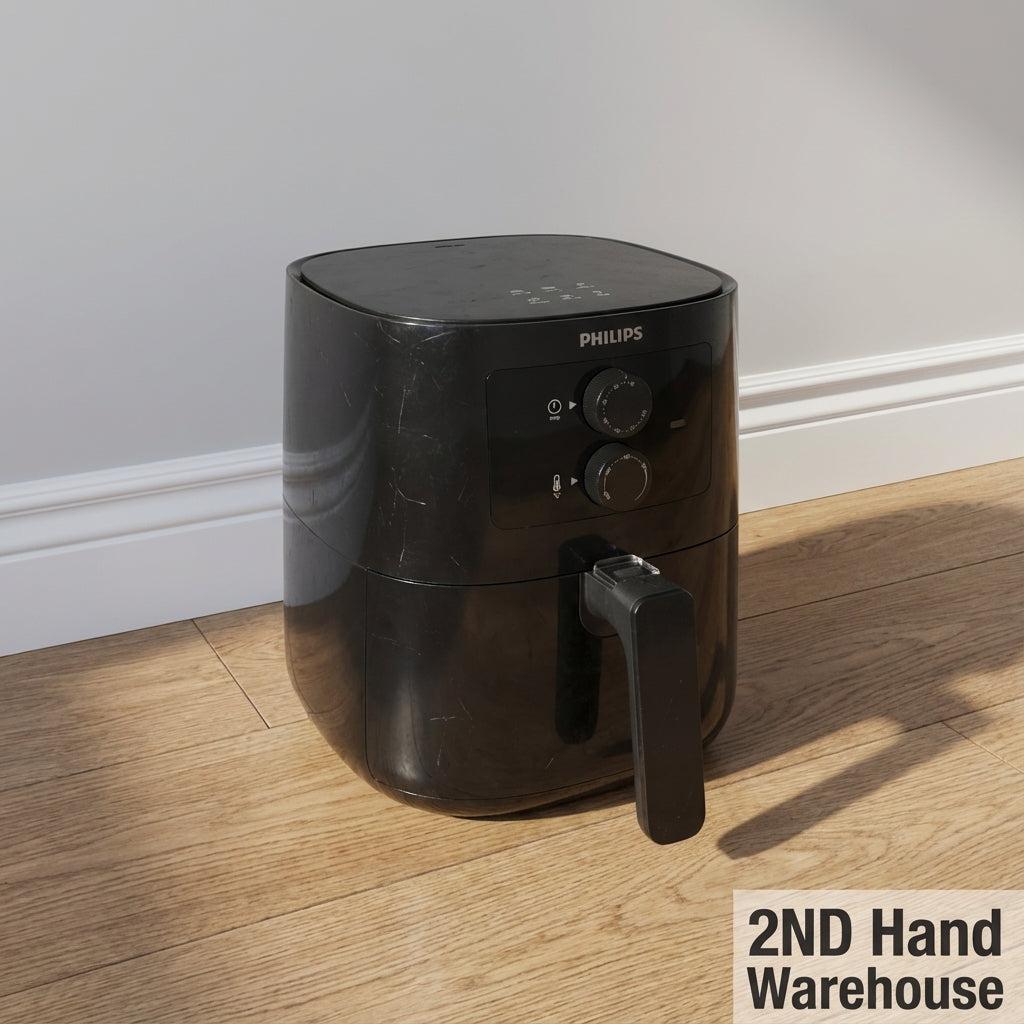 Philips Essential Airfryer - Black & Compact for Healthier Frying