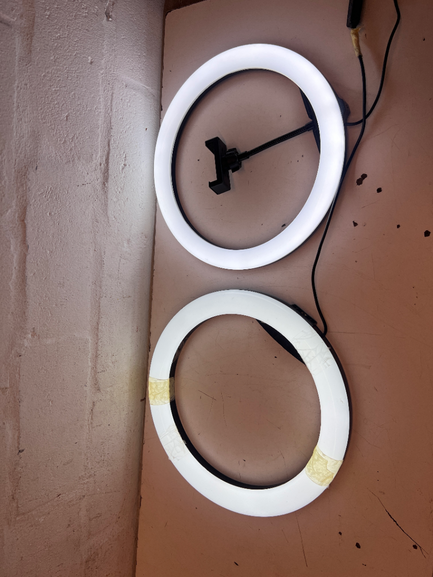 Photography Ring Light - Fair Condition with Tape Detail - 2ndhandwarehouse.com