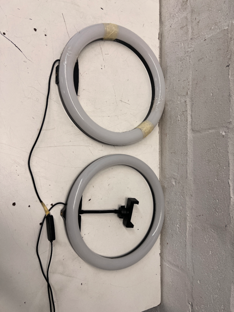 Photography Ring Light - Fair Condition with Tape Detail - 2ndhandwarehouse.com