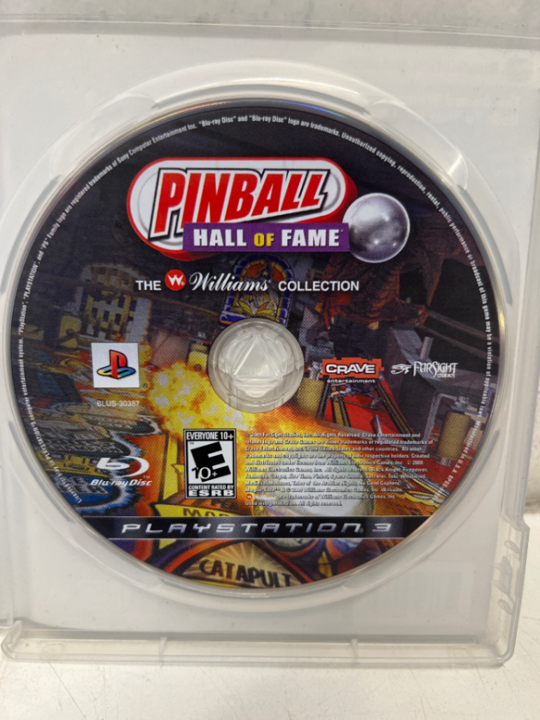 Pinball Hall of Fame: The Williams Collection (PS3) - Good Condition - 2ndhandwarehouse.com