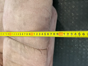 Plush Dusty Rose Fabric Recliner - Light Fading - 2ndhandwarehouse.com