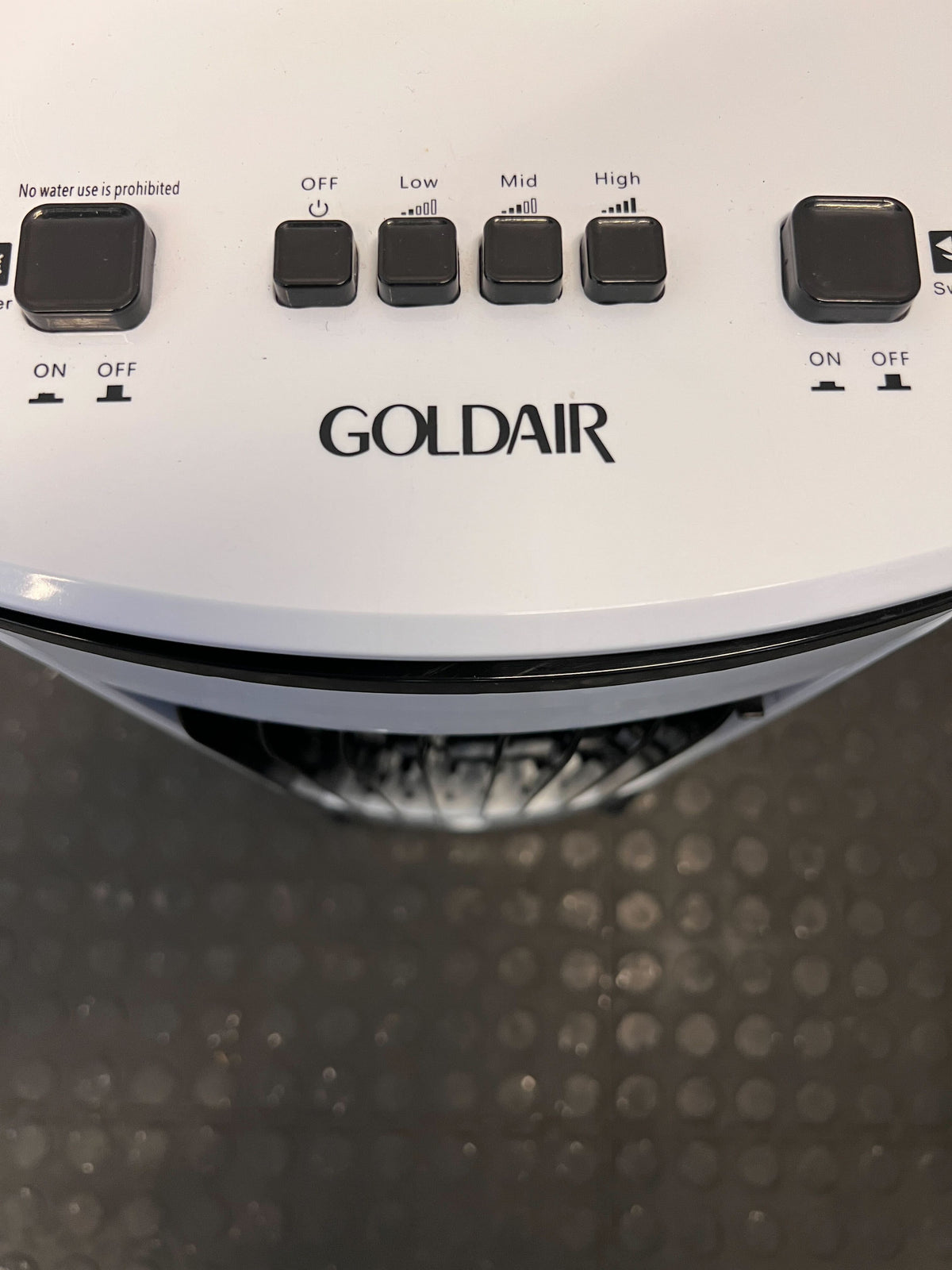 Goldair White Air Cooler with Mobile Functionality