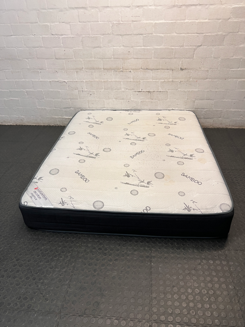 Postureform King Size Bamboo Pattern Mattress — Good Working Order