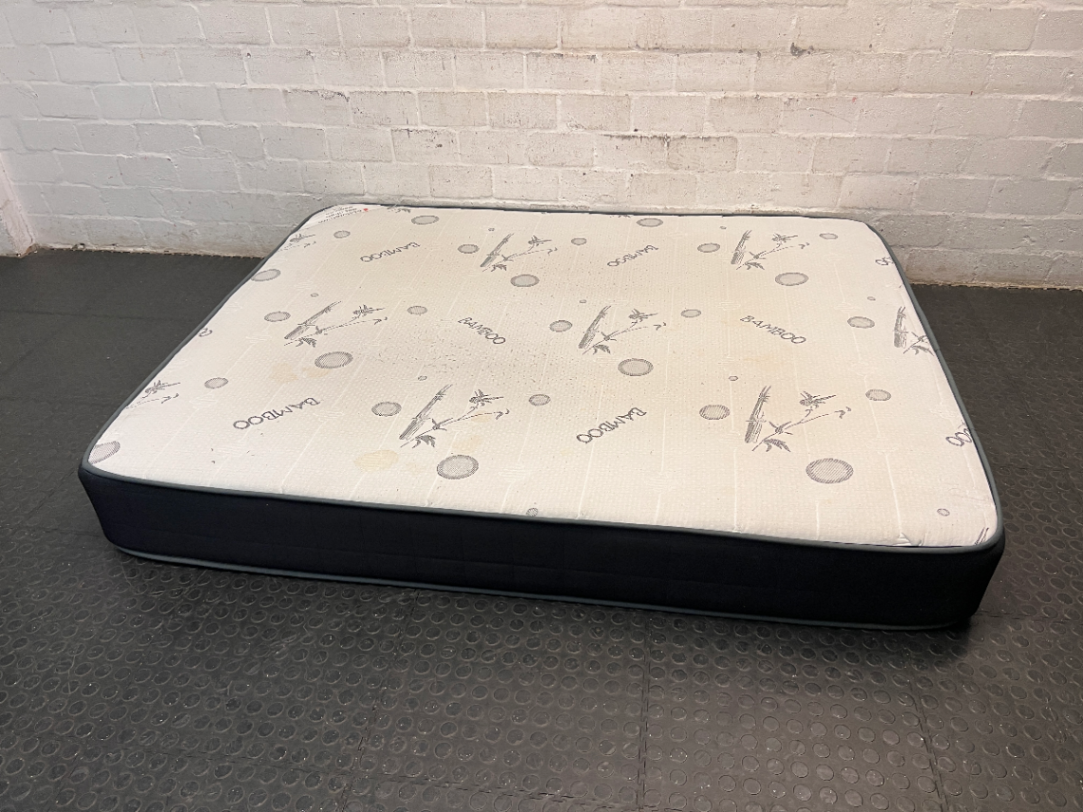 Postureform King Size Bamboo Pattern Mattress — Good Working Order