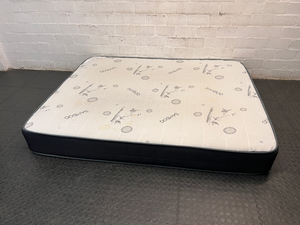 Postureform King Size Bamboo Pattern Mattress — Good Working Order