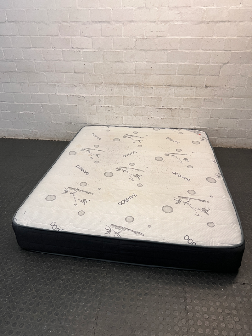 Postureform King Size Bamboo Pattern Mattress — Good Working Order
