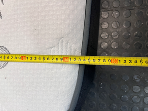 Postureform King Size Bamboo Pattern Mattress — Good Working Order