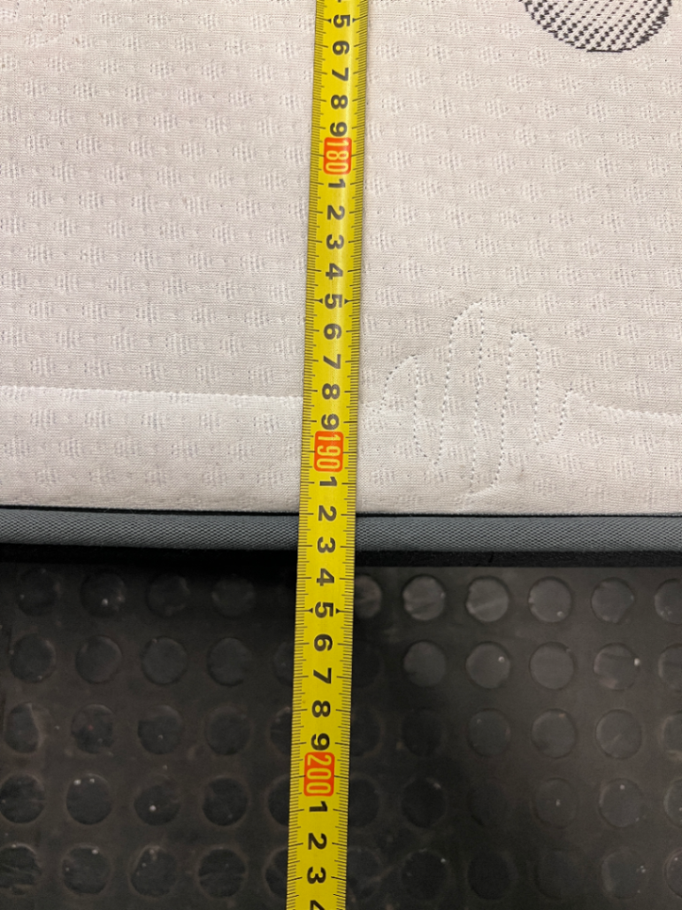 Postureform King Size Bamboo Pattern Mattress — Good Working Order
