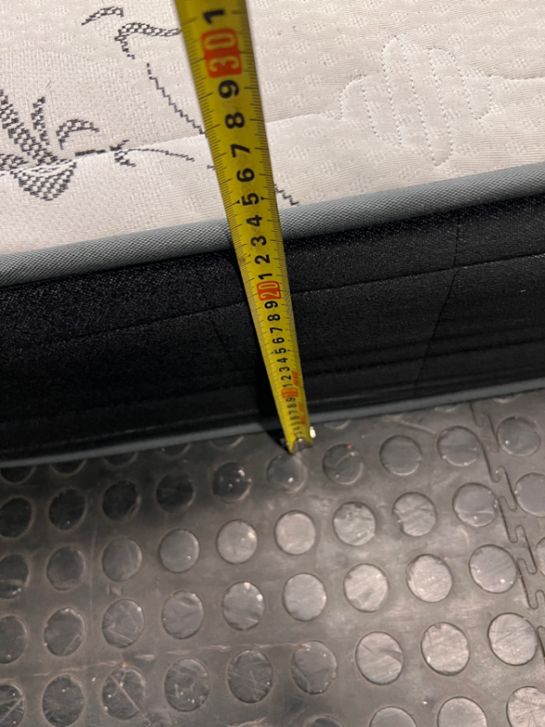 Postureform King Size Bamboo Pattern Mattress — Good Working Order