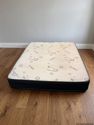 Postureform King Size Bamboo Pattern Mattress — Good Working Order