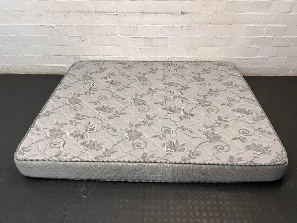 Queen Mattress with Floral Quilt Cover - Minor Surface Snags - 2ndhandwarehouse.com