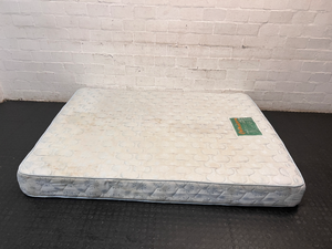 Queen Size Orthacare Patterned Mattress — Visible Staining on Surface - 2ndhandwarehouse.com