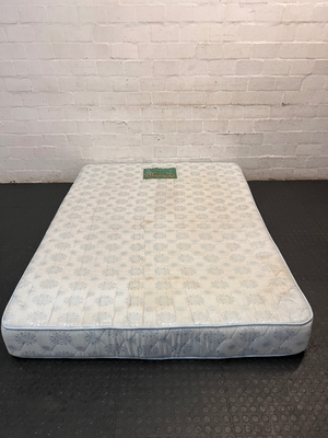 Queen Size Orthacare Patterned Mattress — Visible Staining on Surface - 2ndhandwarehouse.com