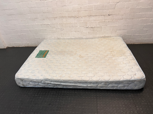 Queen Size Orthacare Patterned Mattress — Visible Staining on Surface - 2ndhandwarehouse.com
