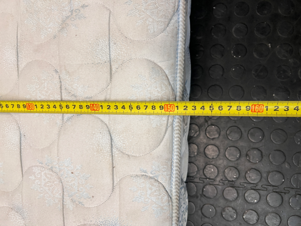 Queen Size Orthacare Patterned Mattress — Visible Staining on Surface - 2ndhandwarehouse.com