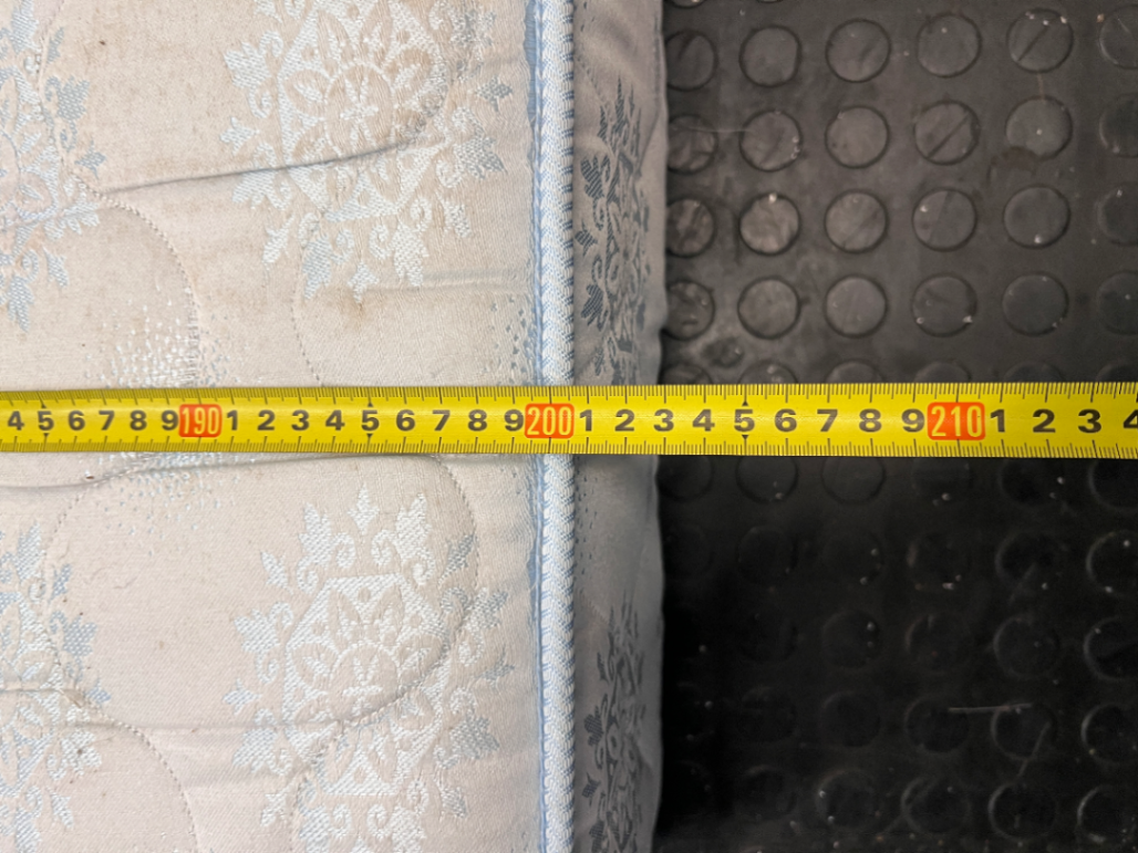 Queen Size Orthacare Patterned Mattress — Visible Staining on Surface - 2ndhandwarehouse.com