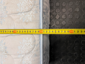 Queen Size Orthacare Patterned Mattress — Visible Staining on Surface - 2ndhandwarehouse.com