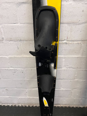 Quicksilver Water Skis - Yellow and Black - Pre-owned with Minor Scratches