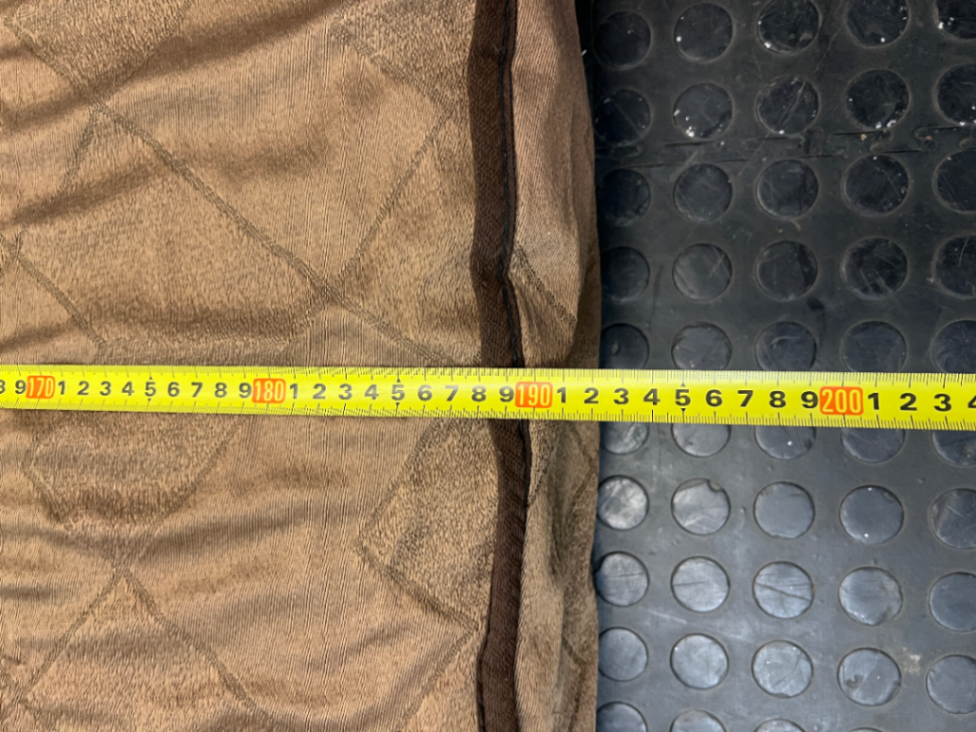 Quilted Brown Foam Double Mattress — Good Used Condition