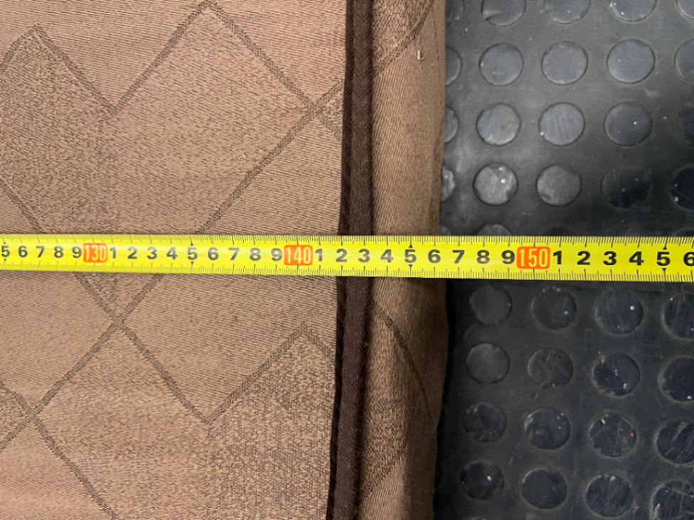 Quilted Brown Foam Double Mattress — Good Used Condition