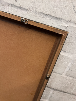 Rectangular Wall Mirror with Slim Metallic Frame - 2ndhandwarehouse.com