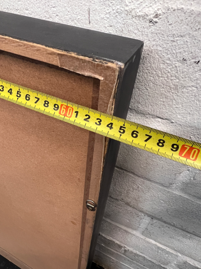 Rectangular Wall Mirror with Slim Metallic Frame - 2ndhandwarehouse.com