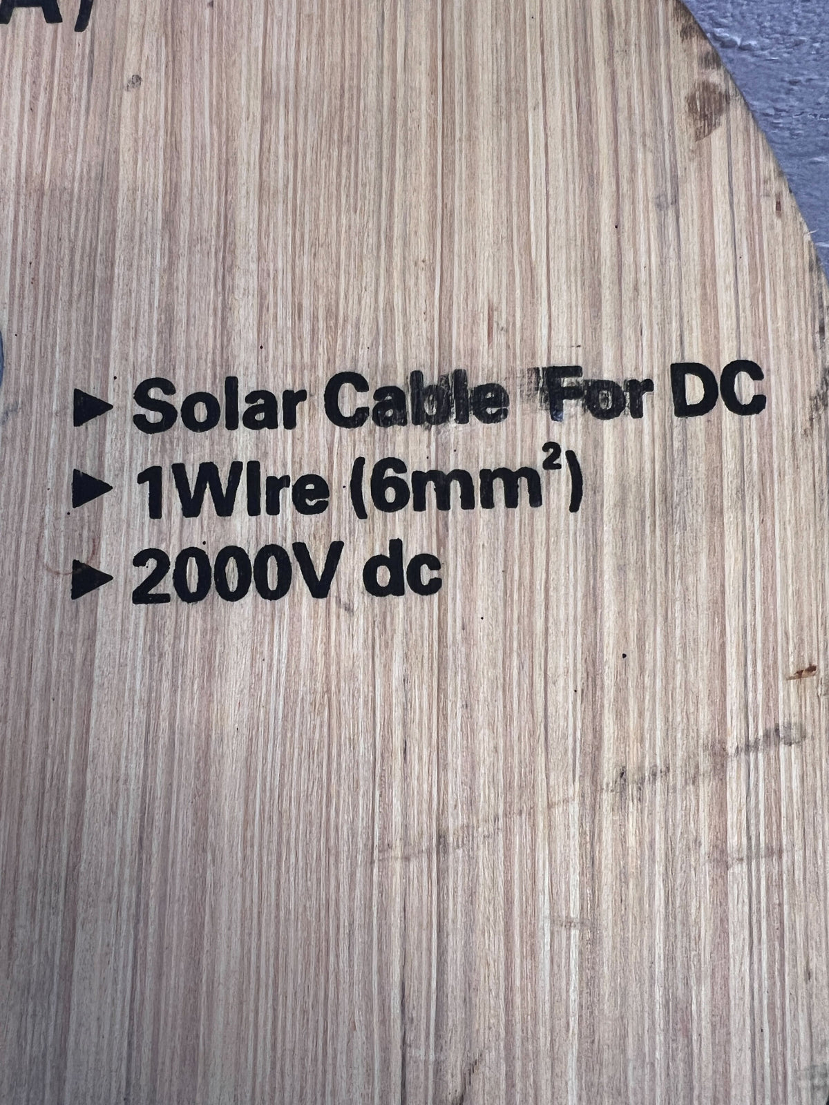 Red Electrical Cable on Wooden Reel – 22kg