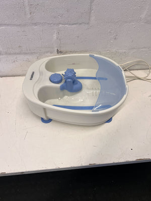 Rejuvenating Foot Spa, White & Blue, Minor Surface Scratches