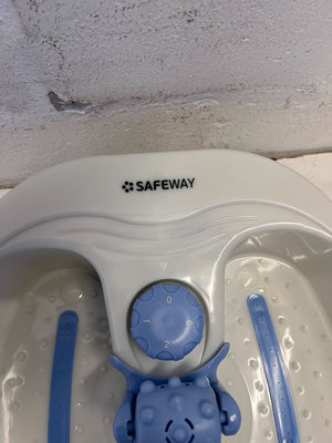 Rejuvenating Foot Spa, White & Blue, Minor Surface Scratches