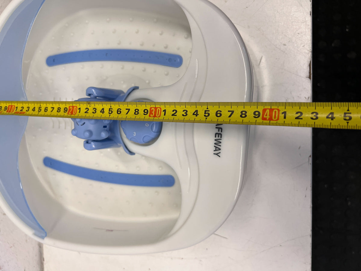 Rejuvenating Foot Spa, White & Blue, Minor Surface Scratches