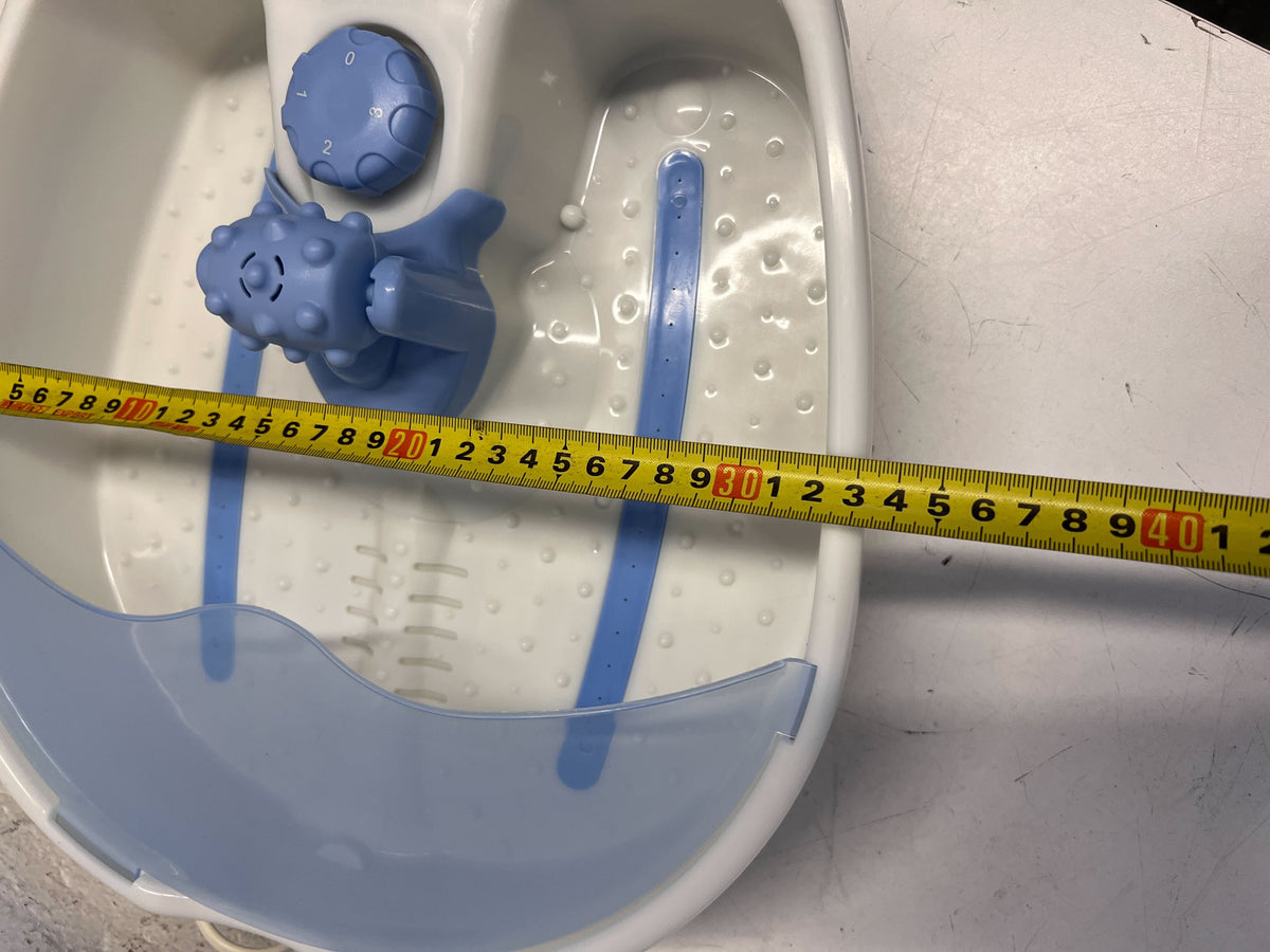Rejuvenating Foot Spa, White & Blue, Minor Surface Scratches