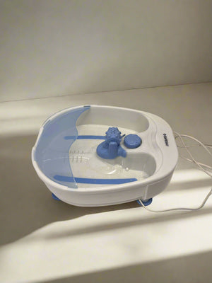 Rejuvenating Foot Spa, White & Blue, Minor Surface Scratches
