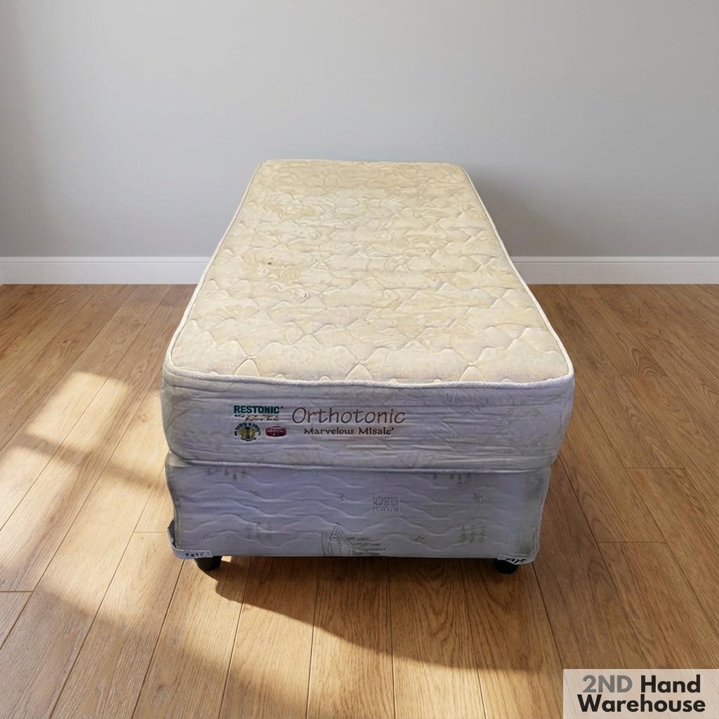 Restonic Orthotonic Single Mattress & Divan Base Set