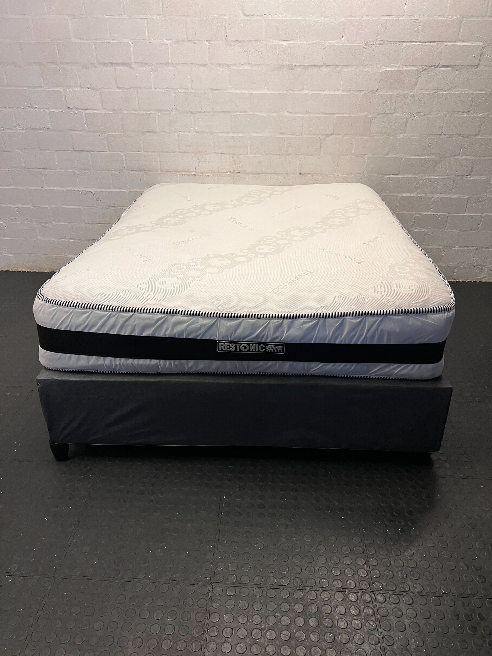 Restonic Queen Bed with Box Spring