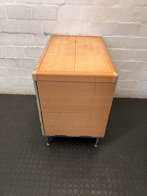 Ribbed Wood-Look Organisation Drawer - Fair Condition, Marks on Front - 2ndhandwarehouse.com