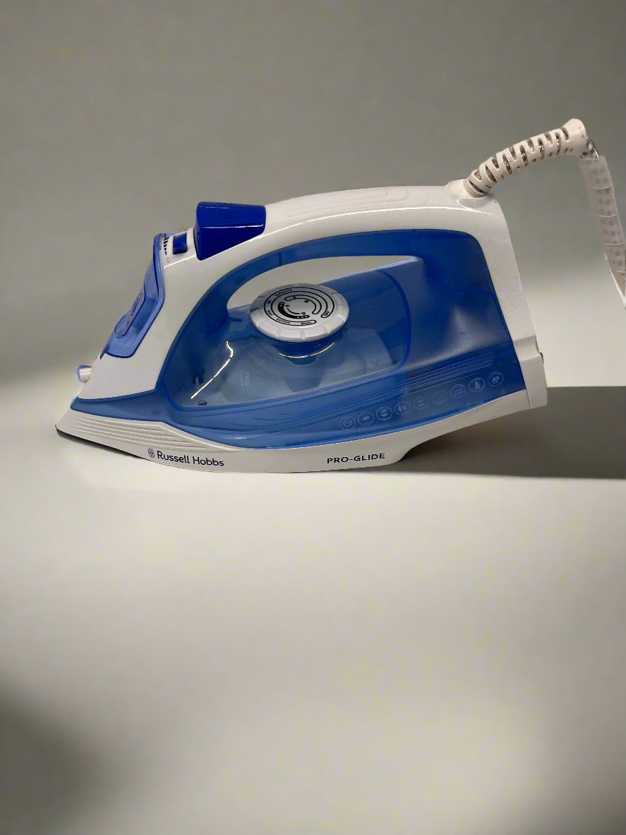 Russell Hobbs Pro-Glide Blue Steam Iron – Excellent Condition