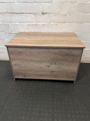 Rustic Grey Wood-Look Cat Litter Box Enclosure Cabinet - 2ndhandwarehouse.com