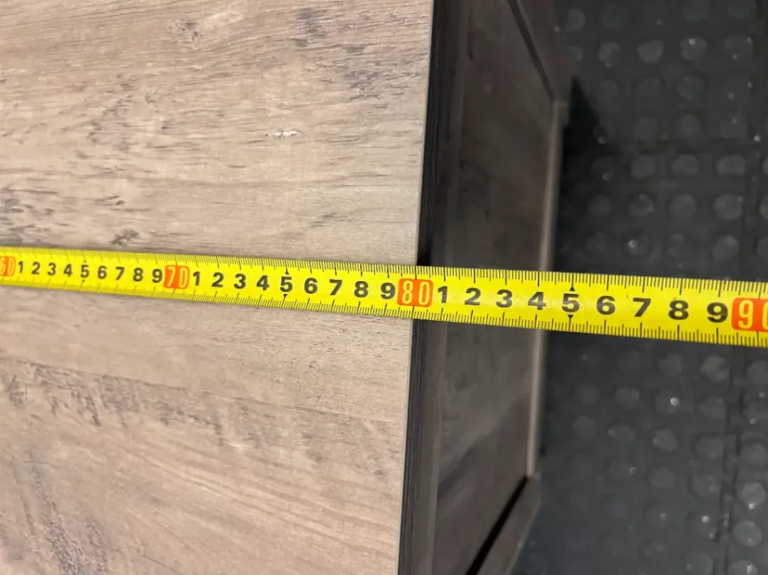 Rustic Grey Wood-Look Cat Litter Box Enclosure Cabinet - 2ndhandwarehouse.com