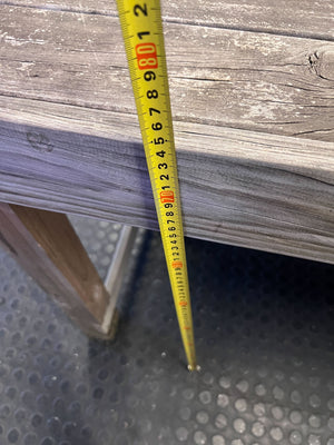 Rustic Reclaimed Wood Dining or Utility Table not to good - 2ndhandwarehouse.com