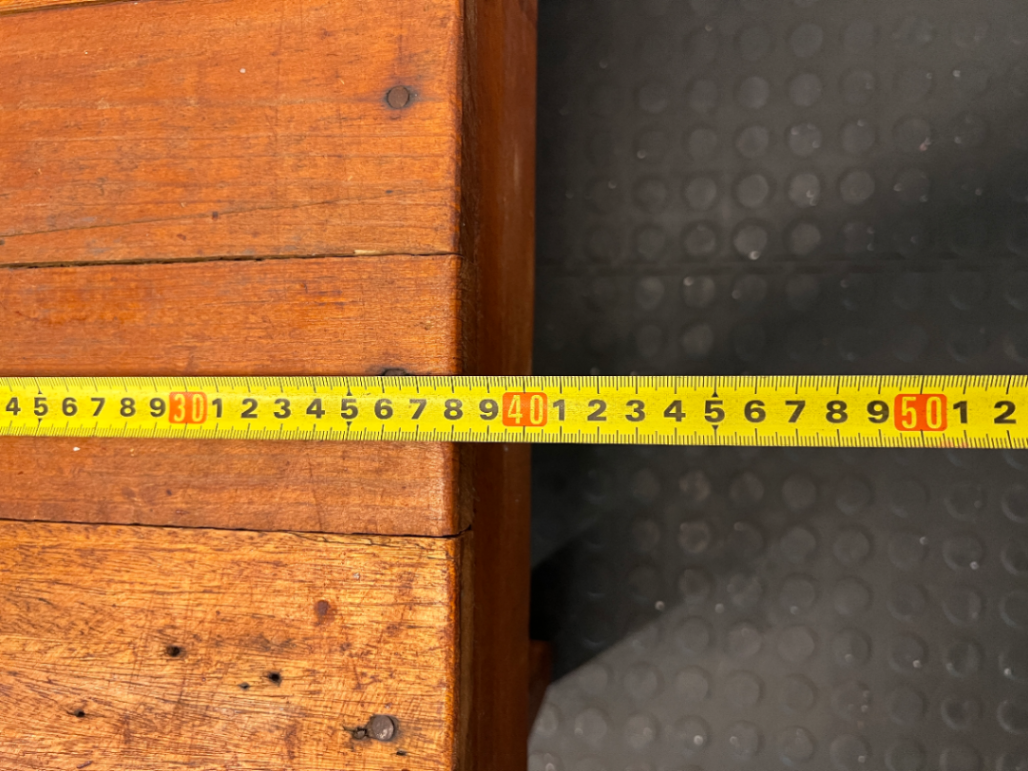 Rustic Small Wooden Bench - Used Fair Condition - 2ndhandwarehouse.com