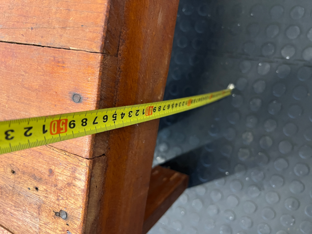 Rustic Small Wooden Bench - Used Fair Condition - 2ndhandwarehouse.com