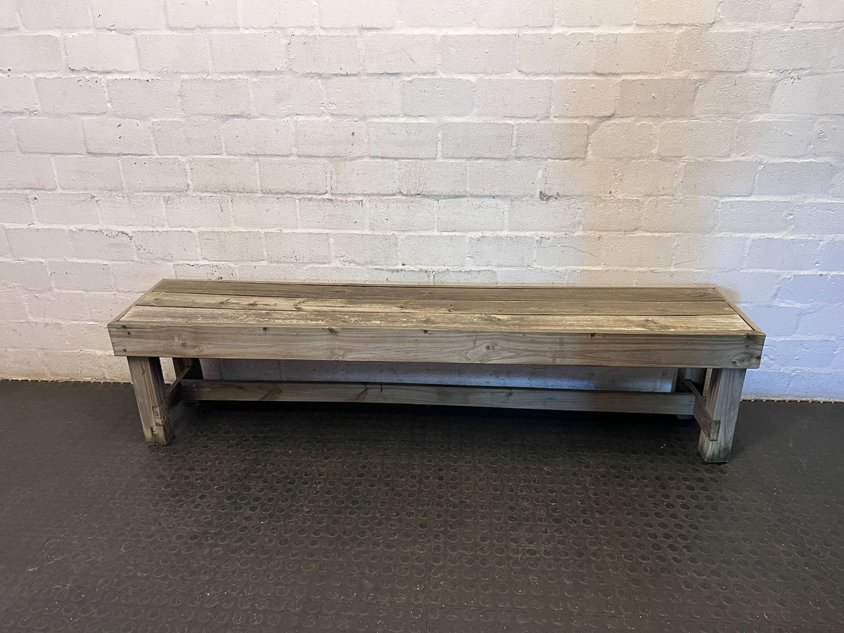 Rustic Timber Garden Bench - 2ndhandwarehouse.com
