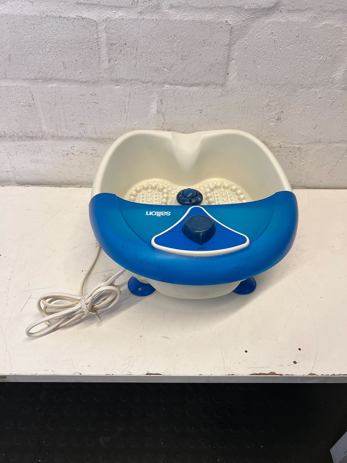 🛁 Salton Foot Spa - Blue & White - Gently Used Relaxation Device