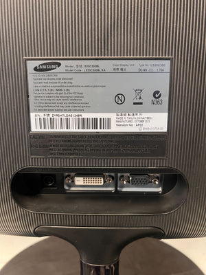 Samsung 21.5" LED Monitor - Glossy Black with Minor Scratches