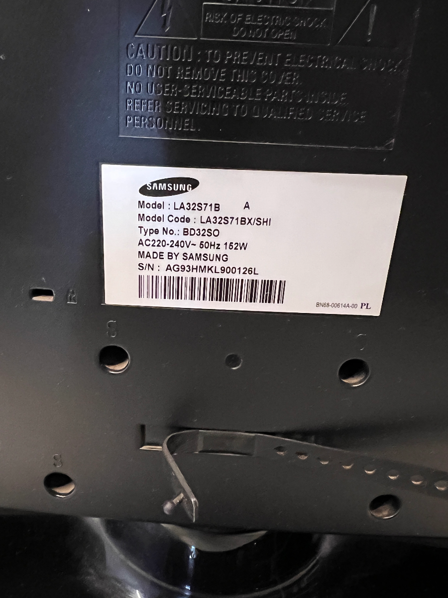 Samsung 32\" LED TV - No Remote Included - 2ndhandwarehouse.com