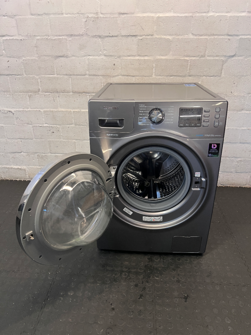 Samsung Eco Bubble 9kg Washer Dryer - Scratched on Top - 2ndhandwarehouse.com