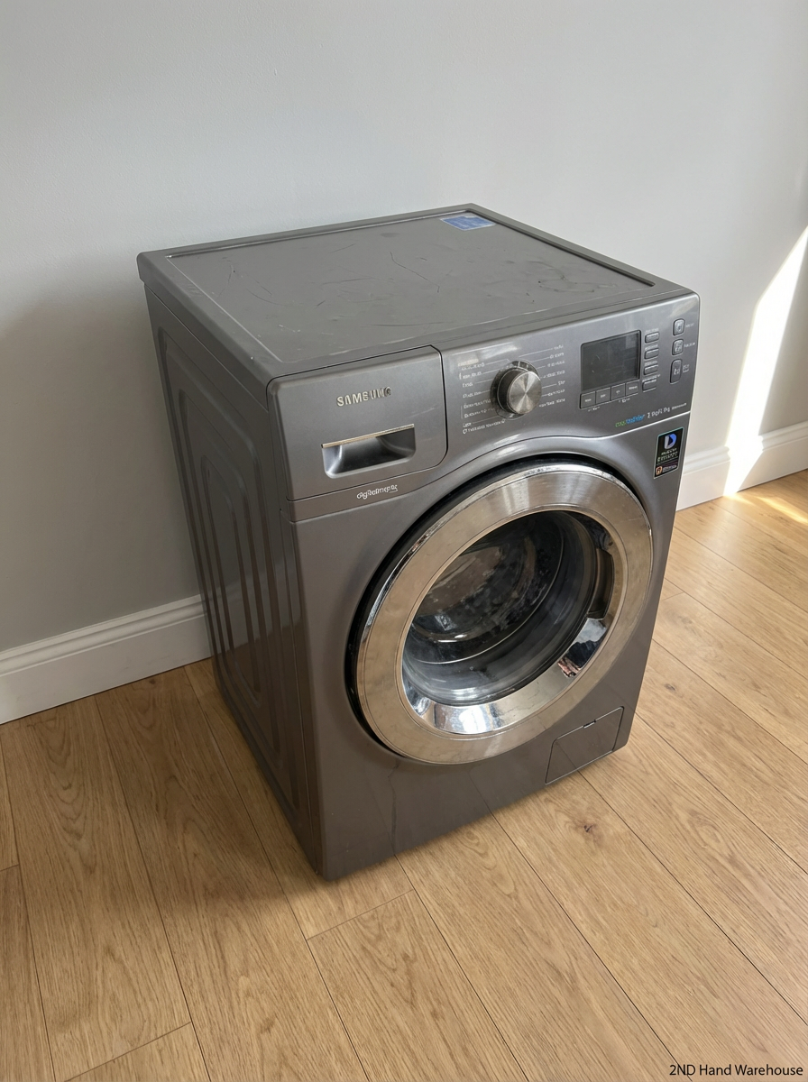 Samsung Eco Bubble 9kg Washer Dryer - Scratched on Top - 2ndhandwarehouse.com