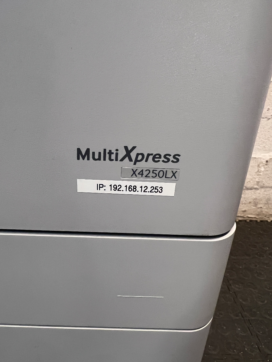 Samsung MultiXpress Multifunction A3/A4 Office Printer — Operational Error Codes (M2-1317) During Use