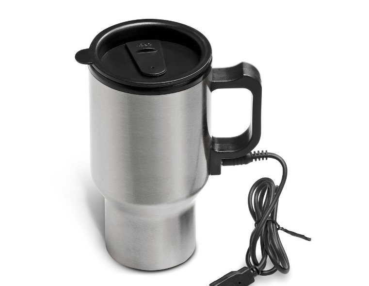 Coffeetime Doublewall Travel Mug - Keep your coffee warm and fresh wherever you go with this leak-proof stainless steel coffee mug.