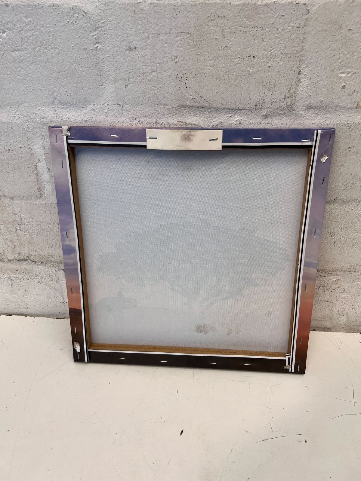 Serene Sunset Elephant & Tree Wall Art - 2ndhandwarehouse.com